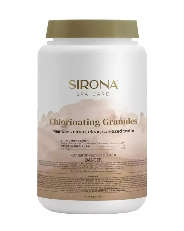 Sirona Spa Care Chlorinating Granules – 4 lb