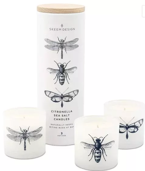 Skeem Design Citronella Sea Salt Votive Set