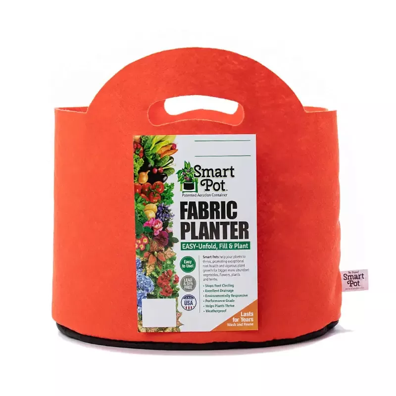 Smart Pot™ Mandarin Orange Fabric Planters