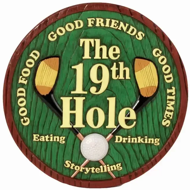 Spoontiques “The 19th Hole” Golf Stepping Stone