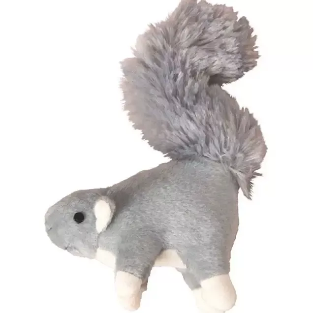 SPOT Lil Spots Plush Squirrel 7in Dog Toy