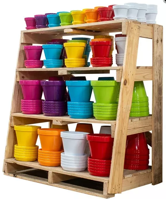 Spring Fever Powder-Coated Pots