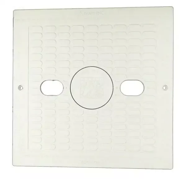 Square Lid w/Logo Insert