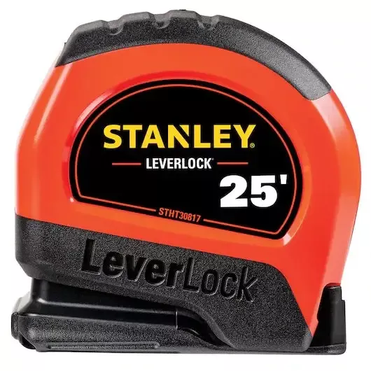 Stanley 25 ft High-Visibility LEVERLOCK™ Tape Measure