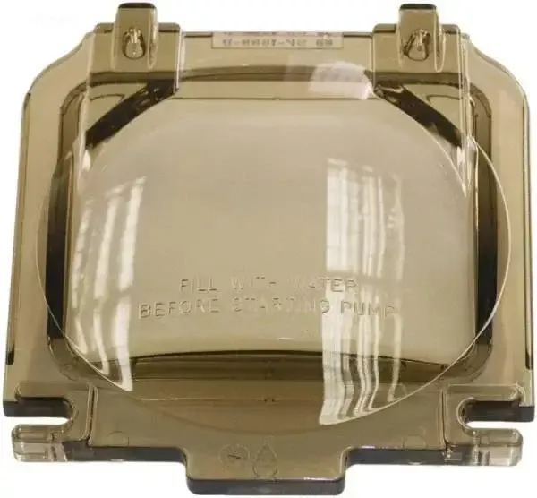 Strainer Cover, clear Lexan