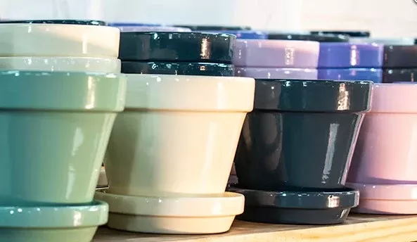 Subtle Shades Powder-Coated Pots
