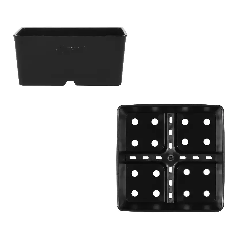 SUNPACKโข Heavy Duty 5โณ Shallow Square Pot