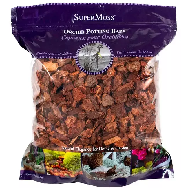 SuperMoss™ Orchid Potting Medium, Fir Bark – Resealable Bag