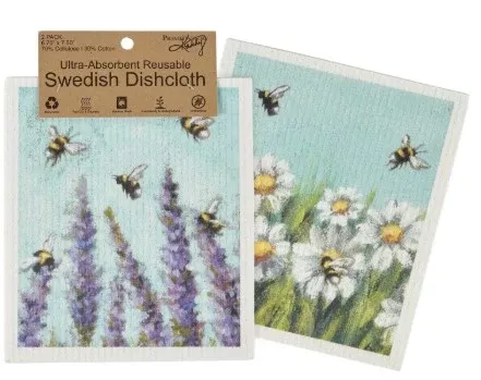 Swedish Cloth Set - Flowers