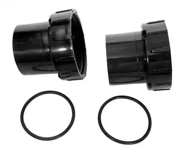 Tail Piece with O-Ring and Coupling Nut, Set Of 2