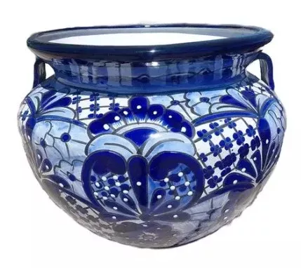 Talavera Blue & White Planters