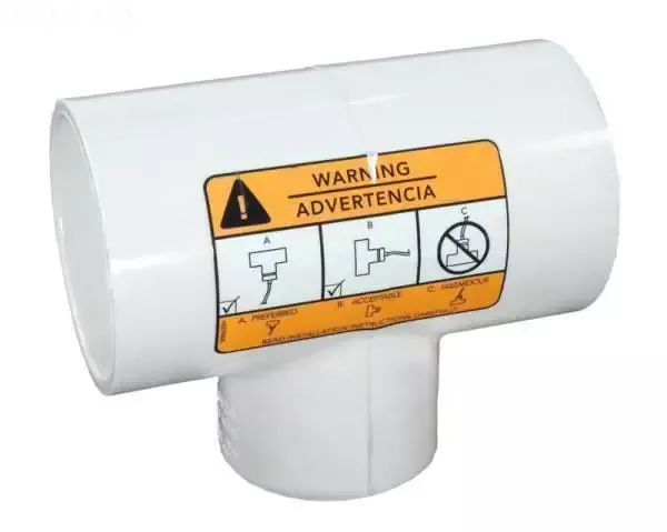 Tee, 2″ PVC (for sensor) w/LX Threads