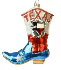 Texas Boot Ornament