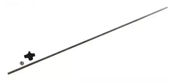 Tie Rod w/Knob & Lock Nuts