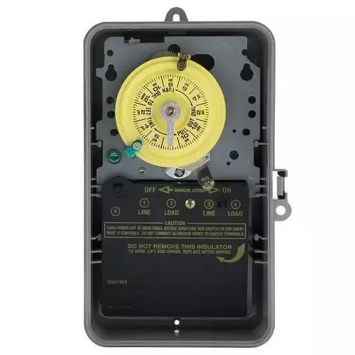 TIME CLOCK PLASTIC CASE GRAY