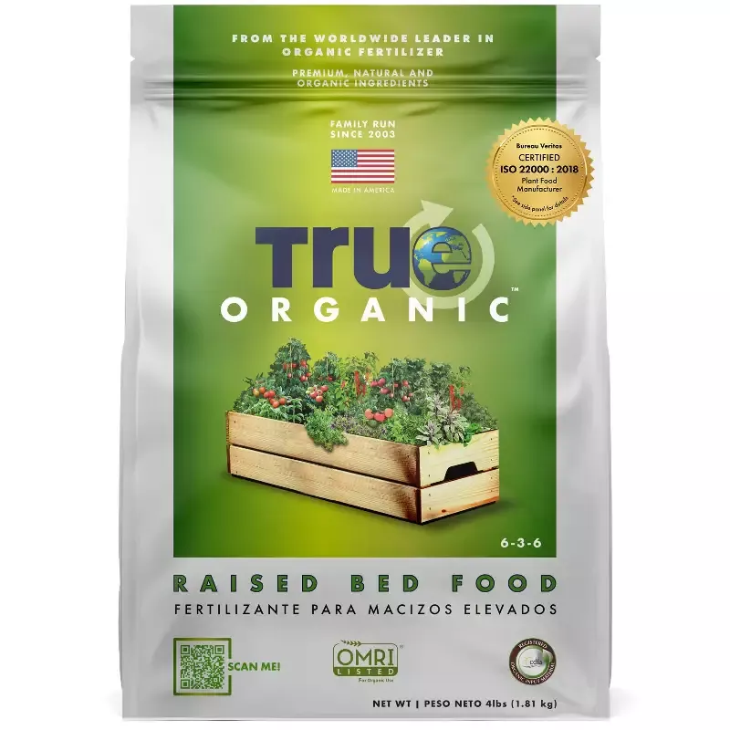 True Organic 4 lb. Bag Raised Bed Plant Food