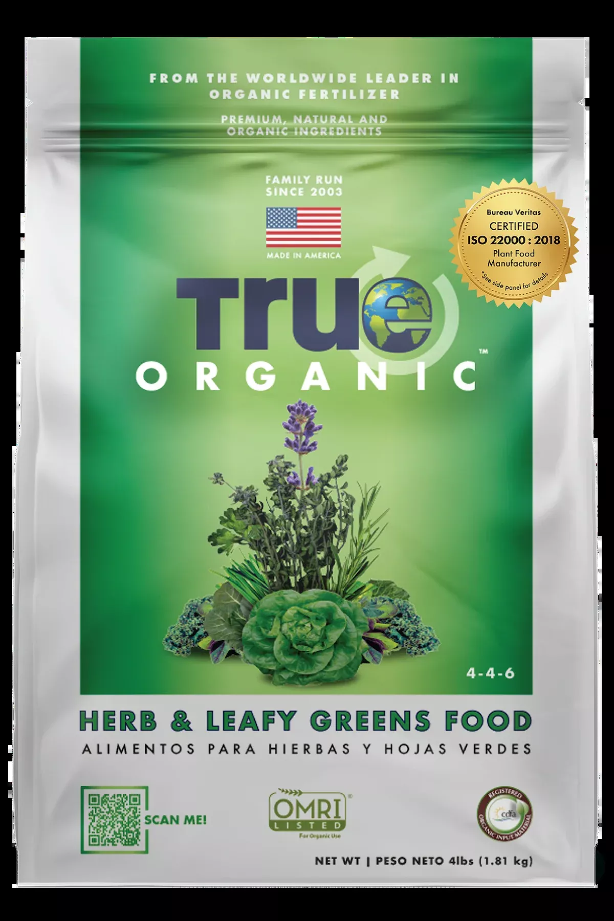 True Organic Herb & Leafy Greens Food
