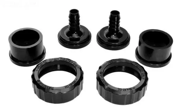 Union Fittings, includes 2 Unions w/O-Rings