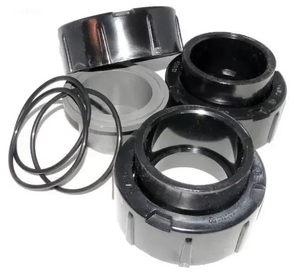 Universal Union Kit, 3-Port Cell, Includes Universal Union Nuts, O-Rings, Tailpieces, 2″ x 2 1/2″