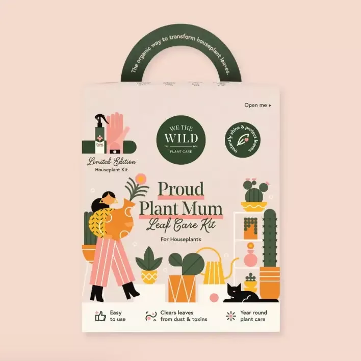 We the Wild – Proud Plant Mum Leaf Care Kit