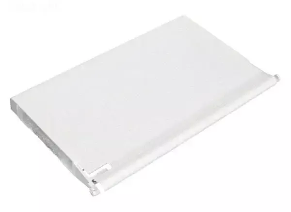 Weir gate assy., white
