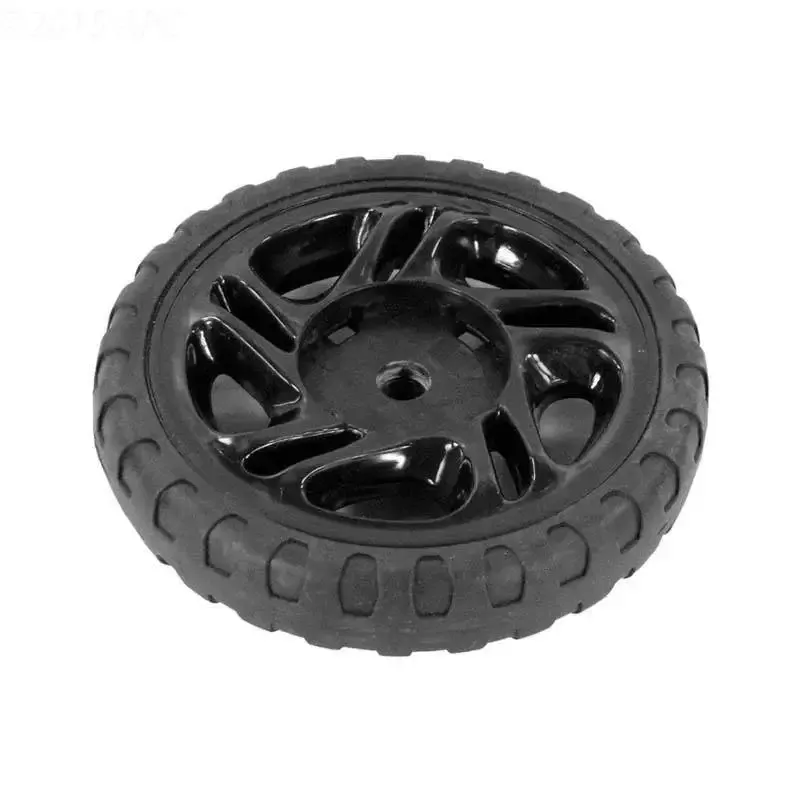 Wheel Assy, Black, Rubber, 6″