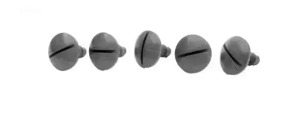 Wheel Screw, Gray, 5/pk