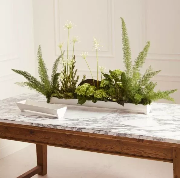 White Edison Tray