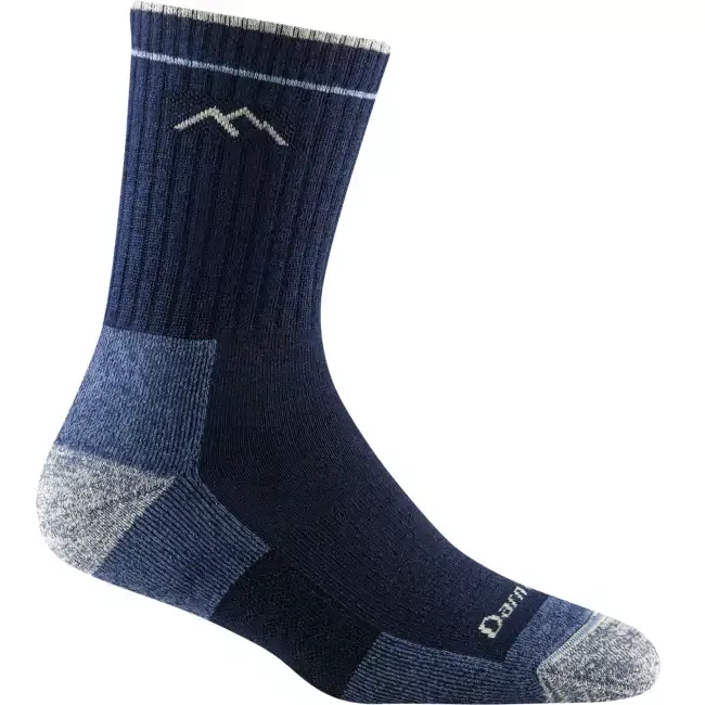 Women’s Hiker Micro Crew Midweight Hiking Socks, Eclipse