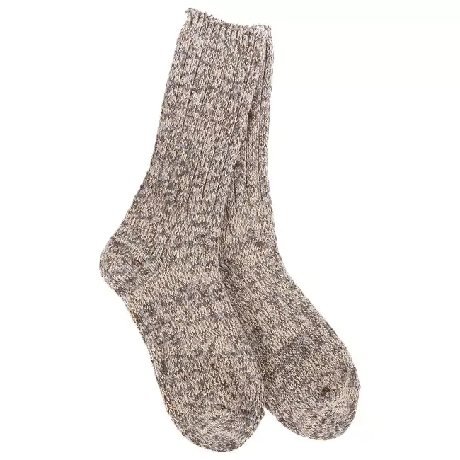 World’s Softest Women’s Weekend Ragg Crew Sock, Nutty